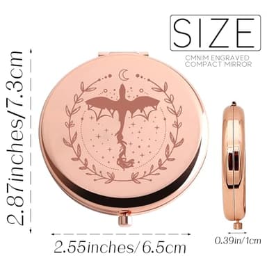CMNIM Acotar Velaris Merch Gift The 13 Inspired Mirror Throne Glass Series Fan Gift City of Starlight Gift for Bookworm (The 13 Inspired Mirror) - Image 3