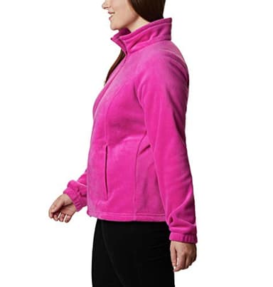 Columbia Women's Benton Springs Full Zip Jacket, Soft Fleece with Classic Fit Fuchsia - Image 7