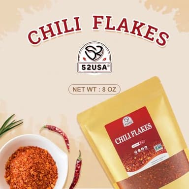 52USA Premium Sichuan Chili Flakes(8 OZ), Ground Sichuan Red Chili Pepper - Image 7