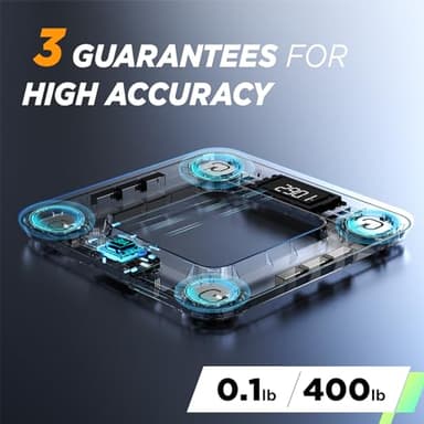 Scale for Body Weight and Fat Percentage, RunSTAR Digital Accurate Bathroom Smart Scale with Large Display, FSA&HSA Eligible 13 Body Composition Analyzer Sync App - Image 7