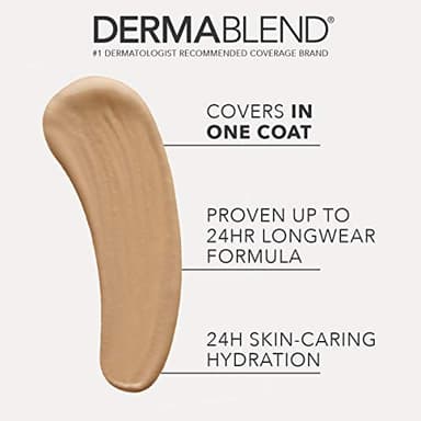 Dermablend Cover Care Concealer, Full Coverage Concealer Makeup and Corrector for Under Eye Dark Circles, Acne & Blemishes, 24-Hr Hydration, Matte Finish, XL Applicator - Image 2