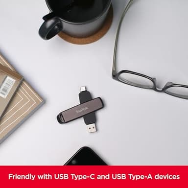 SanDisk 2TB Extreme PRO Dual Drive USB - Up to 1,000MB/s, USB Type-C, and USB Type-A, High-Performance Flash Drive - SDDDE1-2T00-G46 - Image 7