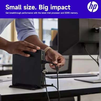 HP Elite 600 Mini Business Desktop, 13th Gen Intel 14-Core i5-13500T, 32GB DDR5 RAM, 1TB SSD, RJ-45, Wi-Fi 6, DP Port, HDMI, Win 11 Pro, Black, Bundle with UC310 64GB USB Flash Drive Retail White - Image 5
