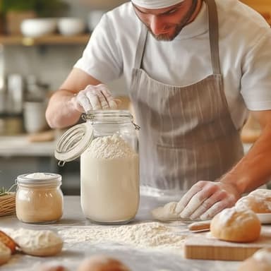ComSaf Large Glass Jars with Lid 64 oz, Large Mason Jars Set of 3, Glass Canisters with Airtight Lids, Half Gallon Canning Jar with Seal Wire Clip Fastening for Kitchen, Pickle, Flour, Sugar, Cereal - Image 5