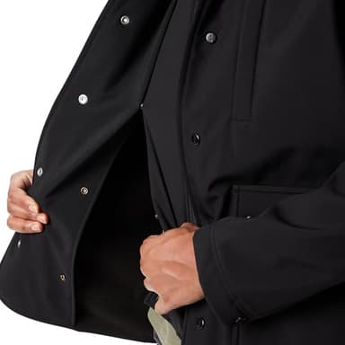 BASS OUTDOOR Men's Storm System Water Resistant Breathable Barn Jacket with Wind Proofing Standard, Black Beauty - Image 6
