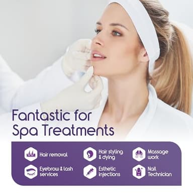 Inspire Stretch Vinyl Exam Gloves | THE ORIGINAL Quality Disposable Latex Free Medical Glove Cleaning Cooking Food Service Labs Healthcare and Household, Large 1000 Count - Image 3