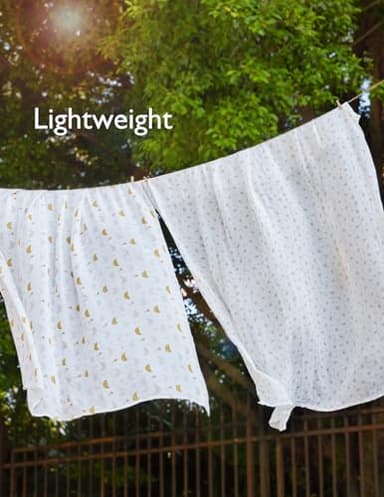 Momcozy Muslin Swaddle Blankets, Ultra Soft Neutral Baby Essentials Must Haves Registry Search, Breathable Large 47'' x 47'' Newborn Boys Girls Swaddle Receiving Blanket, Stellar Orbit - Image 8