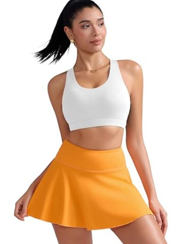 RUNNING GIRL Sports Bra for Women, Criss-Cross Back Padded Strappy Sports Bras Medium Support Yoga Bra with Removable Cups (WX2353D-White, XXL) - Image 2