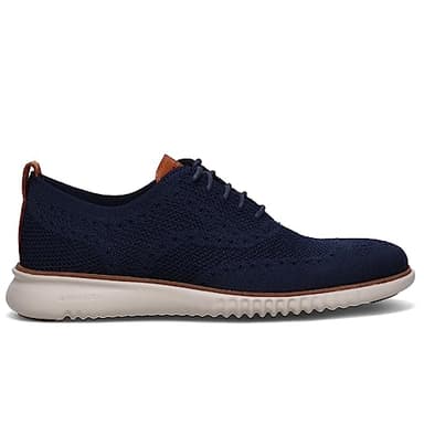 Cole Haan Men's 2.0 Zerogrand Stitchlite Shoe, Marine Blue/Vapor Grey, 8.5 Medium US - Image 3