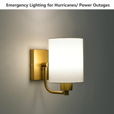 ZZ Joakoah Battery Operated Wall Sconce Set of 2, Dimmable with Remote Control, 15 Colors Indoor Wireless Wall Mounted Lamp with Rechargeable Bulb, Wall Lighting for Bedroom Living Room, Gold - Image 7