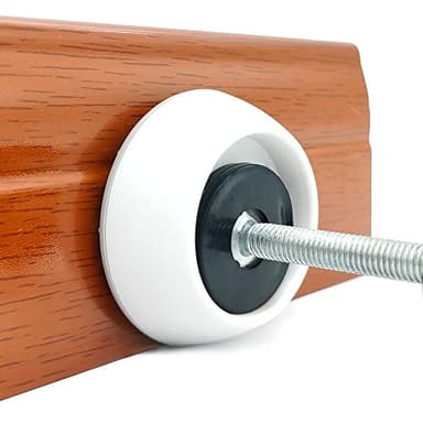 Vmaisi Baby Gate Wall Protector - Protect Walls from Pressure Mounted Pet Dog Gates, 4 Pack White - Image 7