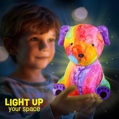 Paint Your Own Dog Lamp Kit, Art Supplies Painting Kits for Kids, Arts and Crafts for Kids Ages 8-12, Dog Toys Girls Boys Halloween Birthday Christmas Gifts Ages 3 4 5 6 7 8 9 10 11 12+ - Image 4