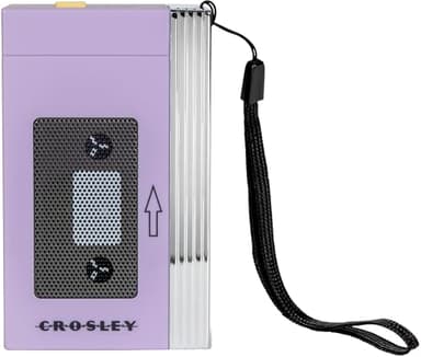Crosley CR3047A-LN Mini Retro 80's Portable Bluetooth Speaker, Wireless with Microphone, Vintage, Lavender - Image 1