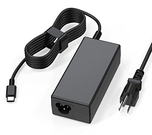 UNAWUDOH USB C Laptop Charger, 65W Chromebook Charger Compatible with HP Lenovo Dell Asus Acer Samsung Google Chromebook Fast Charger Type C - Image 1