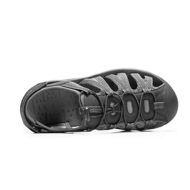 DREAM PAIRS Men's Adventurous Summer Outdoor Sandals,Size 11,Black/Dark/Grey,160912-M - Image 4