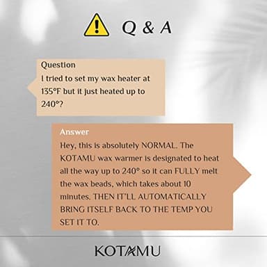 KOTAMU Wax Kit Pink Digital Hair Removal Waxing Kit for Women & Men Hot Wax Warmer Pot for Face, Eyebrow, Body, Brazilian, Bikini, Sensitive Skin Waxing Machine with 25 Accessories for Home Salon - Image 6