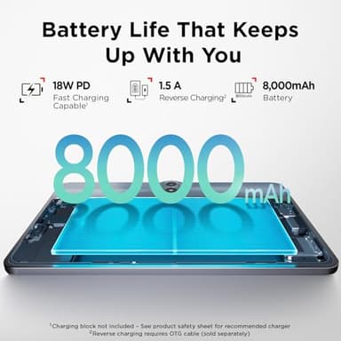 TCL NXTPAPER 11 Gen 2 Android Tablet, 11" Drawing Pad & Digital Notebook, Stylus & Flip Case Included, NXTPAPER 4.0 Display, Android 15, AI Tools, 6+6GB RAM, 64GB Storage, 8000mAh Battery, Gray - Image 8