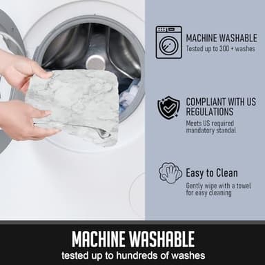 Washable Pee Pads for Dogs, Reusable Pee Mats for Dogs, Puppy Pads Super Water Absorption Puppy Pee Rugs Easier to Dry, Wee Wee Pads for Dogs Non-Slip, Pet Training Pad Whelping Playpen Dog Crate - Image 5