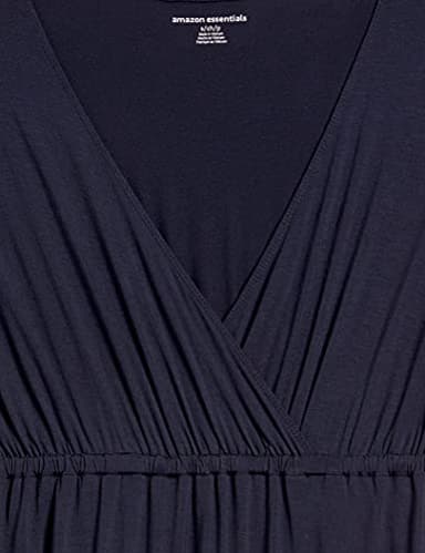 Amazon Essentials Women's Surplice Dress (Available in Plus Size), Navy, 5X - Image 6