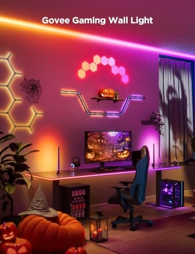 Govee Glide Hexa Light Panels, RGBIC Hexagon LED Wall Lights, Wi-Fi Smart Home Creative Wall Lights with Music Sync, Works with Alexa Google Assistant for Indoor Gaming Decor, 10 Pack - Image 3