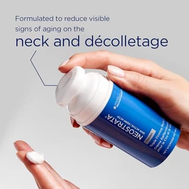NEOSTRATA Triple Firming Neck Cream, New & Improved Formula - with MicroDiPeptide229®, NeoGlucosamine, and Bakuchiol, Fragrance-free, Oil-Free, Décolletage Rejuvenating Cream For all Skin Types, 80 g. - Image 7