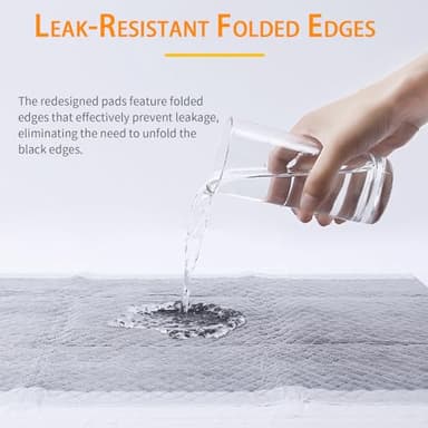 Camonti Dog and Puppy Pee Pads 100 Count, 23'' x 30'' Charcoal Odor-Control Puppy Pads with Leak-Proof Quick-Dry Design, Pet Training Pads for Potty Training Strong Absorbency - Image 5