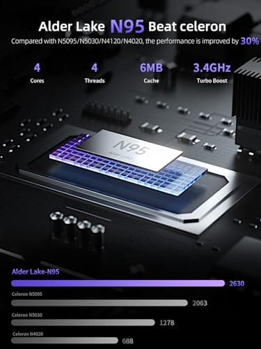 ACEMAGIC 2025 Laptop, Laptop Computer with Intel Quad-Core Processor(Up to 3.4GHz), 16GB DDR4 512GB SSD, Windows 11 Laptop, 15.6" IPS 1080P, Metal Shell, USB3.2, Long Battery Life - Image 2