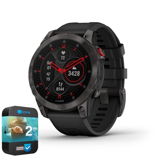 Garmin 010-N2582-10 Epix Gen 2 Premium Active Smartwatch 47 mm Black Titanium (Renewed) Bundle with 2 YR CPS Enhanced Protection Pack - Image 1