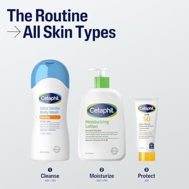 Cetaphil Ultra Gentle Refreshing Body Wash, For Dry to Normal, Sensitive Skin, 16.9oz, with Aloe Vera, Calendula, Vitamin B5, Hypoallergenic, Fragrance Free, Dermatologist Tested - Image 5