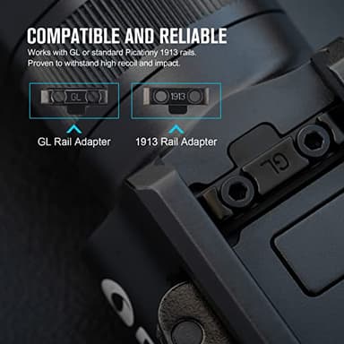 OLIGHT Baldr Pro R 1350 Lumens Magnetic USB Rechargeable Tactical Flashlight with Green Beam and White LED Combo, Rail Mount Weaponlight Compatible with 1913 or GL Rail, Built-in Battery - Image 4