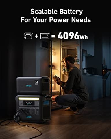 Anker SOLIX F2000 Portable Power Station, PowerHouse 767, 2400W Solar Generator, GaNPrime Battery Generators for Home Use, LiFePO4 Power Station for Outdoor Camping, and RVs (Solar Panel Optional) - Image 3