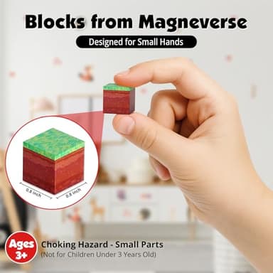 150 PCS Magnetic Blocks with Light Blocks - Magnet Tiles Toys for Kids, Boys and Girls, Magnetic Building Blocks Cubes, Stacking Magnets for Kids, Birthday Gifts for Boys and Girls Age 3+ Years Old - Image 5