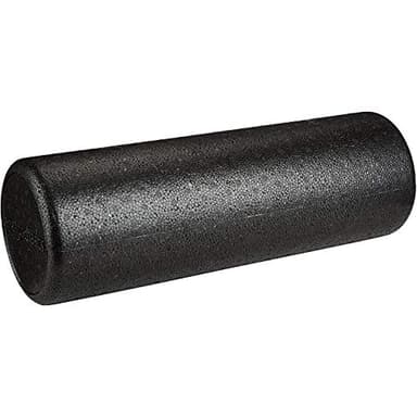 Amazon Basics High Density Foam Roller for Exercise and Recovery, 18 Inches, Black - Image 1