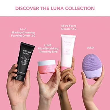 FOREO LUNA Nourishing Cleansing Balm - Gentle Waterproof Makeup Remover - Waterless Oil Cleanser - Eye Makeup Remover - Vegan - Cruelty & Fragrance-Free, Eco-Friendly - 0.5 fl.oz - Image 7