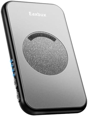 EAXBUX Ultra-Slim Mouse Jiggler,100% Undetectable Mouse Mover Jiggler Device Shaker with Adjustable Spinning Time,Random Movement,Gifts for Keeping PC/Laptop Active & Secure to Improve Work Efficiency - Image 2