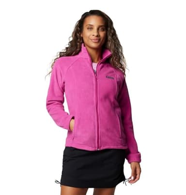 Columbia Women's Benton Springs Full Zip Jacket, Soft Fleece with Classic Fit Fuchsia - Image 1