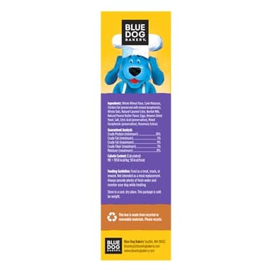 Blue Dog Bakery More Crunch Biscuits | Large, Crunchy Peanut Butter Flavor Treat | Natural Healthy Dog Treats - 18 oz (Pack of 6) - Image 2