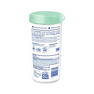 Wet Ones Hand and Face Wipes, Sensitive Skin Wipes | Unscented Wipes, Hand and Face Wipes Sensitive Skin, Wet Ones Sensitive Skin Wipes, 40 ct. Canister (6 pack) - Image 7