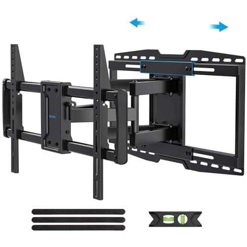USX STAR 32-90" Full Motion Sliding TV Wall Mount, Fits 16" 18" 24" Wood Studs, Wall Mount TV Bracket with Smooth Swivel, Tilt, Extension, Holds up to 150lbs, Max VESA 600x400mm, Fit Most 75 85 86 TVS - Image 1