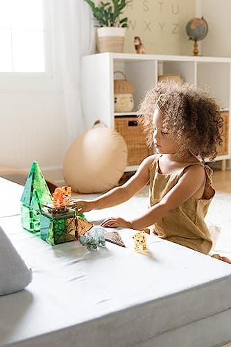MAGNA-TILES Jungle Animals 25-Piece Magnetic Construction Set, The ORIGINAL Magnetic Building Brand - Image 3