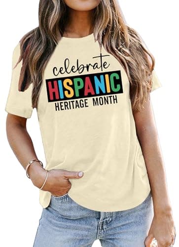 Celebrate Hispanic Heritage Month with our Cute Mexican Tops - Apricot Casual Shirt - Image 1