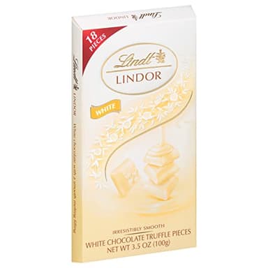 Lindt LINDOR White Chocolate Truffle Bar, White Chocolate Candy with Smooth, Melting Truffle Center, 3.5 oz. Bar (12 Pack) - Image 4