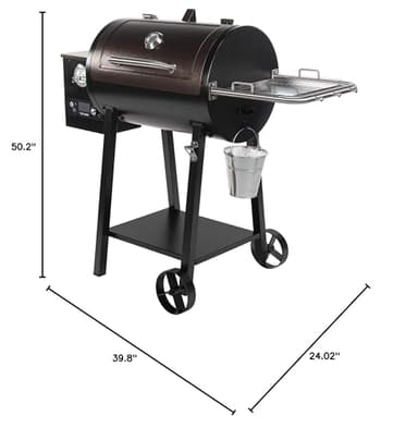 Pit Boss PB440D2 Wood Pellet Grill, 440 SERIES, Black - Image 2