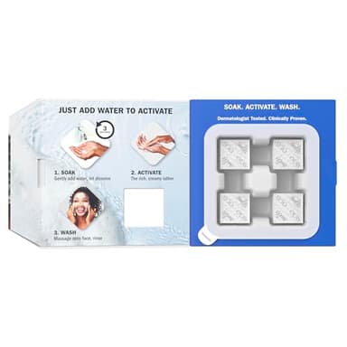 Olay Face Wash, Hyaluronic Acid Cleansing Melts, Fragrance-Free, Daily Use Gentle Cleanser, For All Skin Types, Travel Size, Water-Activated to Clean, Tone, and Refresh, 64ct (2 Pack x 32ct) - Image 10