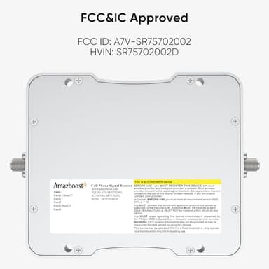 Amazboost Cell Phone Booster for Home, Cell Phone Signal Booster Kit, All U.S. Carriers -Compatible with Verizon, AT&T, T-Mobile, Sprint & More-5G 4G LTE 3G FCC Approved - Image 8