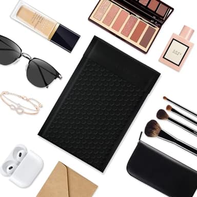 skardeco 4x8 Inch Black Bubble Mailers 40 Pack Self-Seal Poly Padded Envelopes Suitable for Small Businesses to Package and Mail Jewelry Cosmetics, Electronic Products, Cards (Black, 4 x 8-40) - Image 6