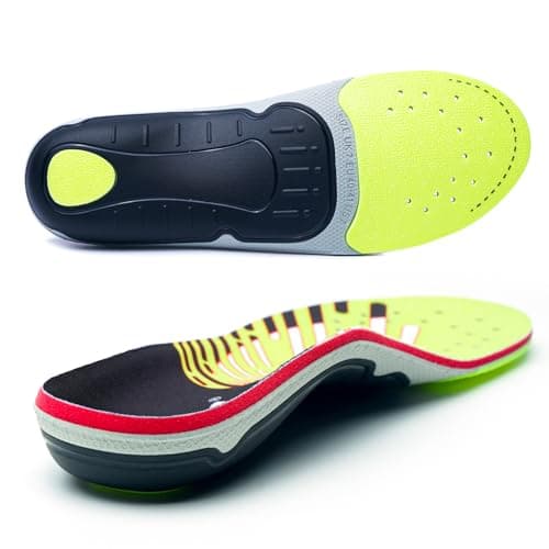 IFITNA High Arch Support Relief Pain Plantar Fasciitis Insoles Shoe Inserts for Men & Women Shock Absorb Cushion Heel,Work Boot Insole Standing All Day,Size 9 - Image 1