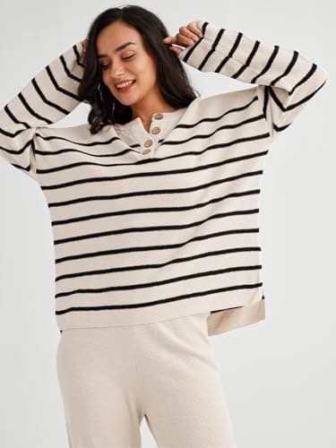 LILLUSORY Lounge Sets Womens Two 2 Piece Matching 2025 Fall Fashion Must Have Outfits Clothes Clothing Trendy Knit Sweater Loungewear Travel Sweatsuit Sweat Suit Sets - Image 3