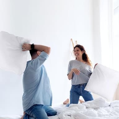 Utopia Bedding Throw Pillows Insert (Pack of 2, White) - 22 x 22 Inches Bed and Couch Pillows - Indoor Decorative Pillow - Image 5