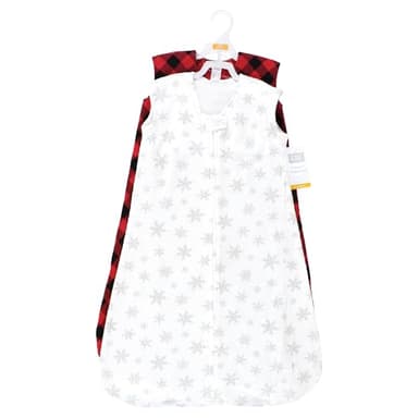 Hudson Baby Unisex Baby Thermal Sleeveless Sleeping Bag 2pk, Snowflake, 6-12 Months - Image 2